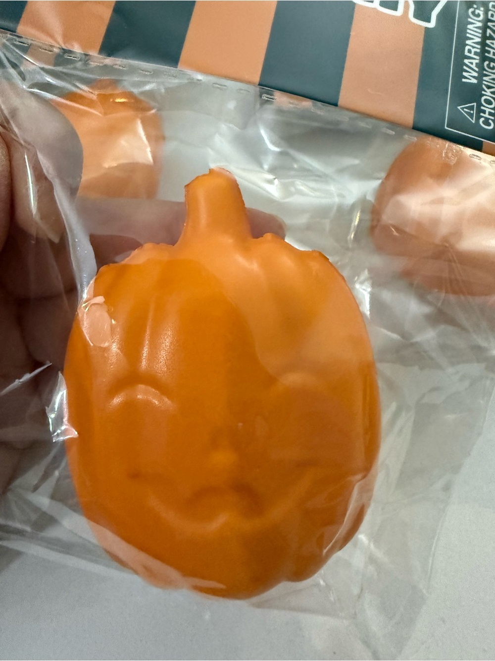 Pumpkin Squishy Toy - Orange- Price is for one